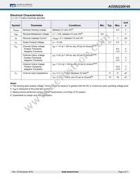 AOZ8222DI-05 Datasheet Page 3