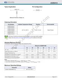 AOZ8231ADI-08 Datasheet Page 2