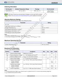 AOZ8235DI-05 Datasheet Page 2