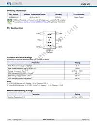 AOZ8300CI-03 Datasheet Page 2