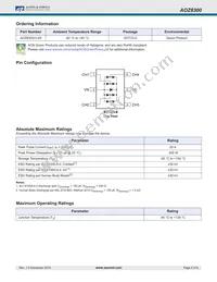 AOZ8300CI-05 Datasheet Page 2