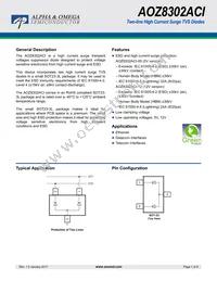 AOZ8302ACI-12 Datasheet Cover