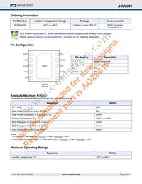 AOZ8304DIL Datasheet Page 2