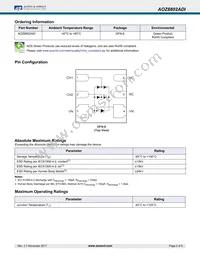 AOZ8802ADI Datasheet Page 2