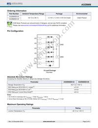 AOZ8806DI-05 Datasheet Page 2