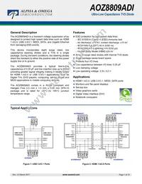 AOZ8809ADI-03 Datasheet Cover