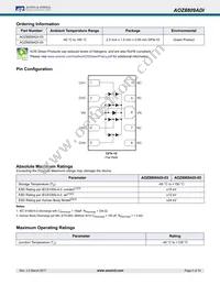 AOZ8809ADI-03 Datasheet Page 2