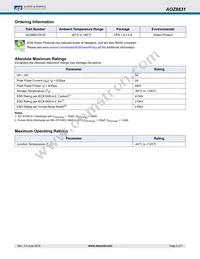 AOZ8831DI-05 Datasheet Page 2