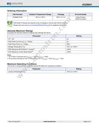 AOZ8841DI-05 Datasheet Page 2