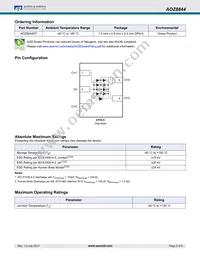 AOZ8844DT Datasheet Page 2