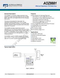 AOZ8881DI-05 Datasheet Cover