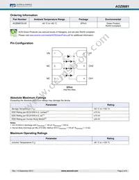 AOZ8881DI-05 Datasheet Page 2