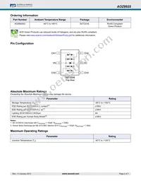 AOZ8925CI Datasheet Page 2