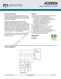 AOZ8934CI-26 Datasheet Cover