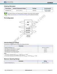 AOZ8934CI-26 Datasheet Page 2