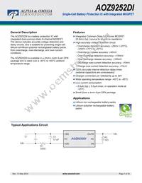 AOZ9252DI Datasheet Cover