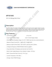 AP1013AS Datasheet Cover