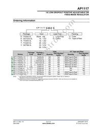 AP1117YG-13-ZT Datasheet Page 2