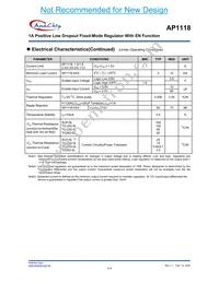 AP1118S90L-13 Datasheet Page 4