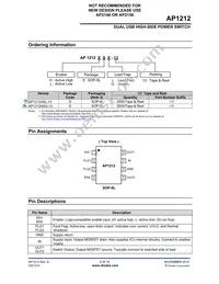 AP1212HSG-13 Datasheet Page 2