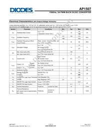 AP1507-33D5-13 Datasheet Page 5