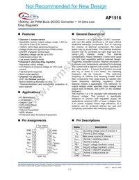 AP1516-SL-A Datasheet Cover
