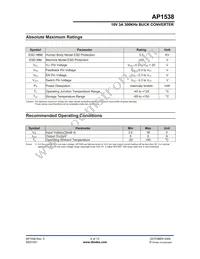 AP1538SG-13 Datasheet Page 4