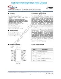 AP1551SL-13 Datasheet Cover