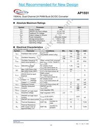 AP1551SL-13 Datasheet Page 3