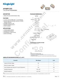 AP1608P1C-P22 Datasheet Cover