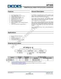 AP1609SL-13 Datasheet Cover