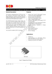 AP1680K6TR-G1 Datasheet Cover