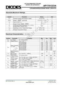 AP1703EWL-7 Datasheet Page 3