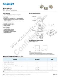 AP2012P3C-P22 Datasheet Cover