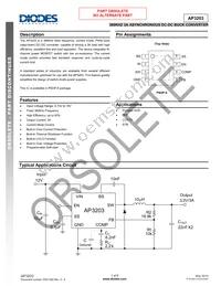 AP3203MPTR-G1 Datasheet Cover