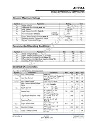 AP331AWRG-7 Datasheet Page 3