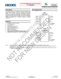 AP34063S8G-13 Datasheet Cover