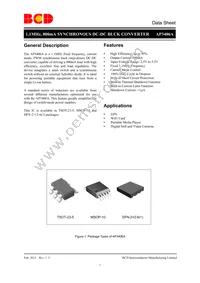 AP3406AMM-ADJTRG1 Datasheet Cover