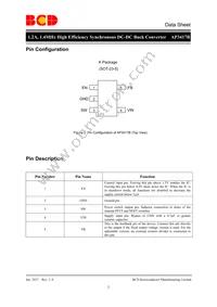 AP3417BK-ADJTRG1 Datasheet Page 2