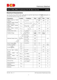 AP3422DNTR-G1 Datasheet Page 5