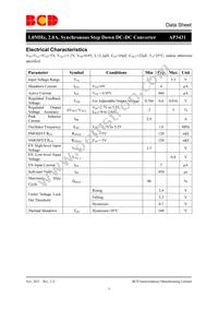 AP3431MTR-G1 Datasheet Page 5