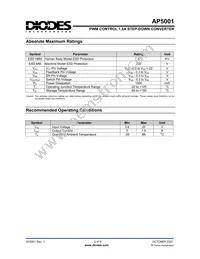 AP5001SG-13 Datasheet Page 3