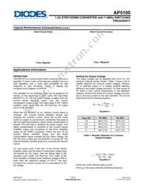 AP5100WG-7 Datasheet Page 7