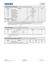 AP6502SP-13 Datasheet Page 3
