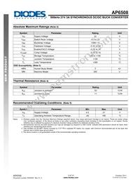 AP6508FE-13 Datasheet Page 3