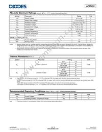 AP65200MP-13 Datasheet Page 3