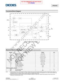 AP65454SP-13 Datasheet Page 3