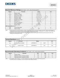AP65455FN-7 Datasheet Page 4