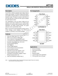 AP7165-SPG-13 Datasheet Cover