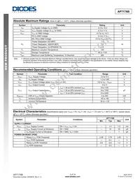 AP7176BSP-13 Datasheet Page 3